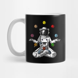 Space Astronaut Planets Meditation Mug